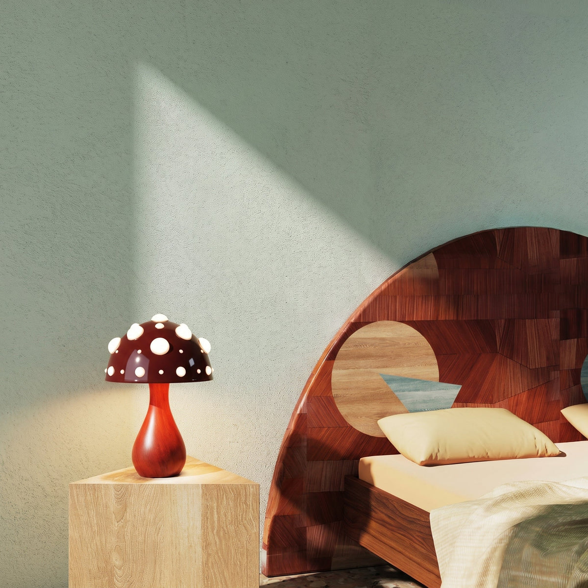 Lampe de table Champignon - Design Moderne en Métal Dimmable