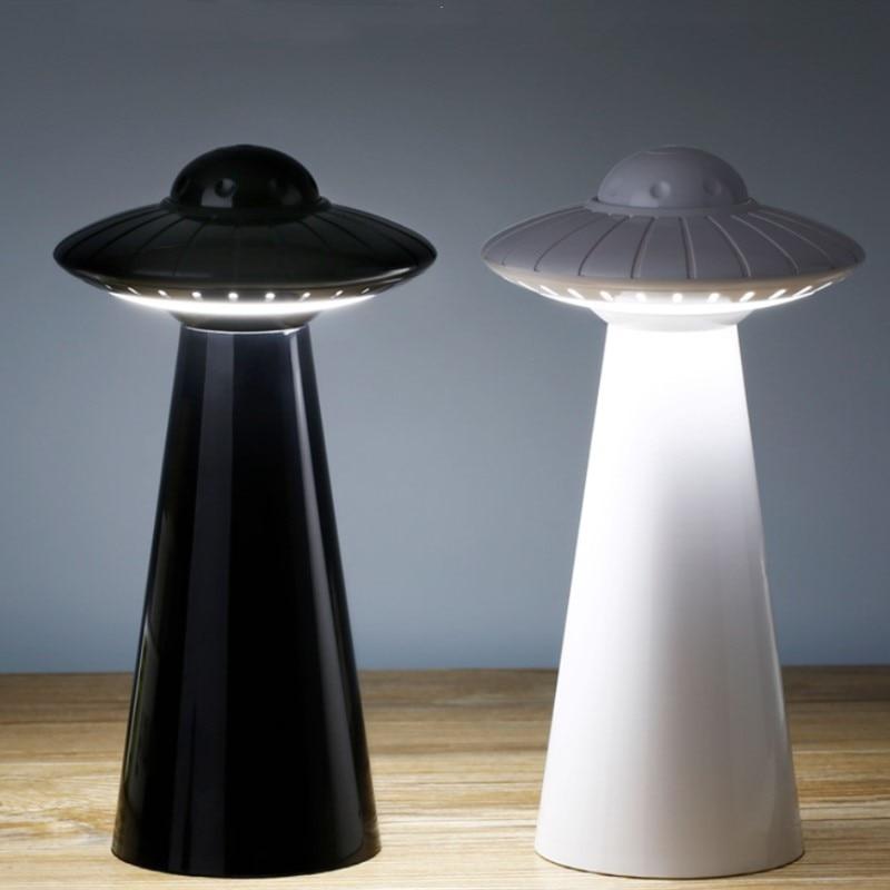 LED Table Lamp : Lampe de Table OVNI – Veilleuse LED Rechargeable dans de Marche Lino