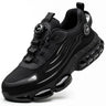 men's shoes : Chaussures de sécurité homme légères et respirantes, antidérapantes pour travail BTP dans Noir v1 de Marche Lino