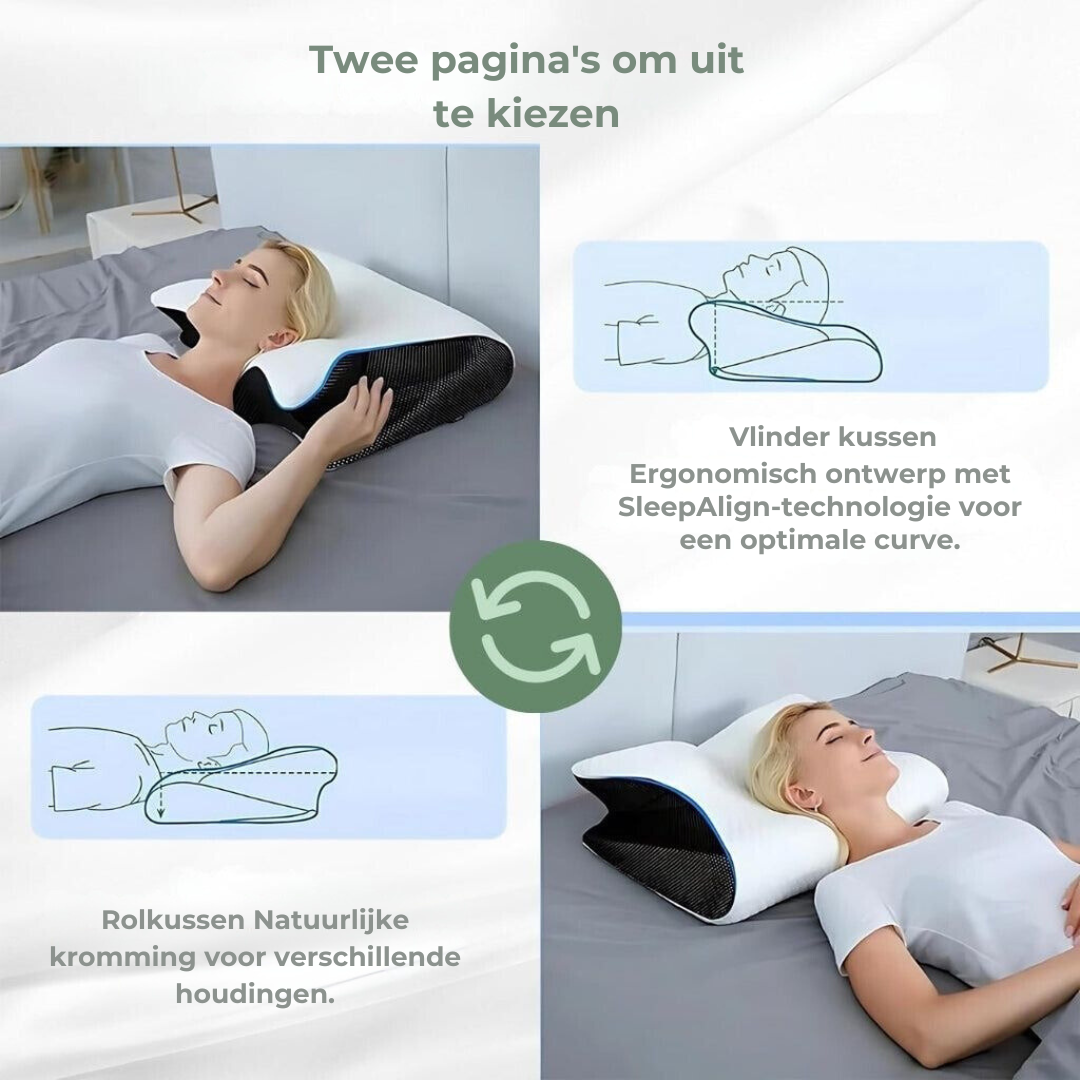 DreamAlign Oreiller Orthopédique Contour - Soutien Cou & Épaules