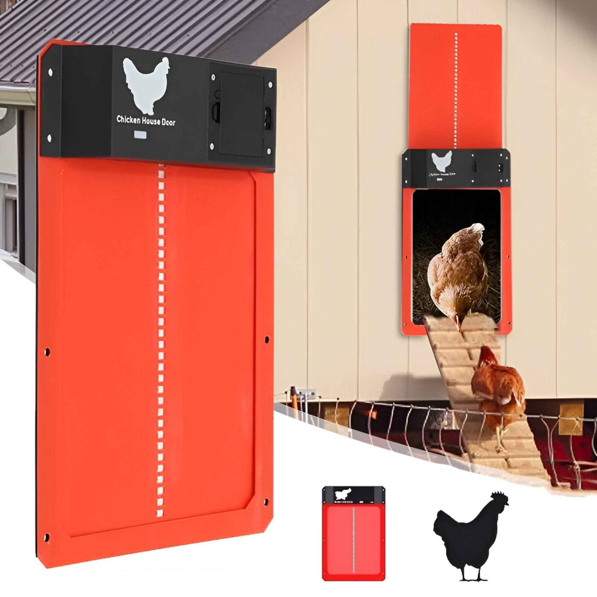 Poulailler PRO+ | Porte automatique de poulailler intelligente avec capteurs – Accès plus sûr et plus confortable