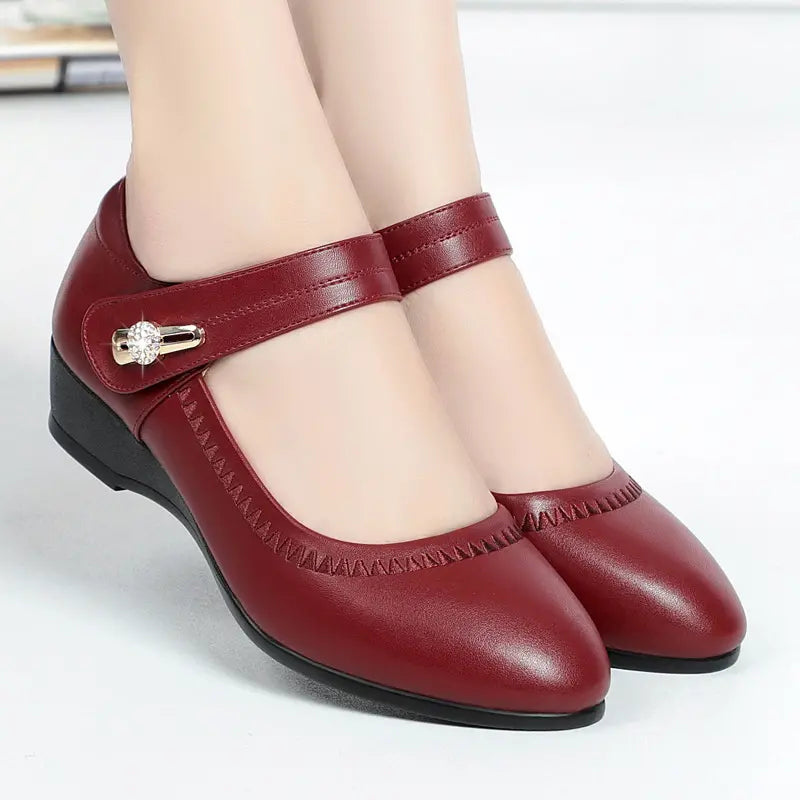Escarpins Femme Élégants à Talons Mi-Hauts 4