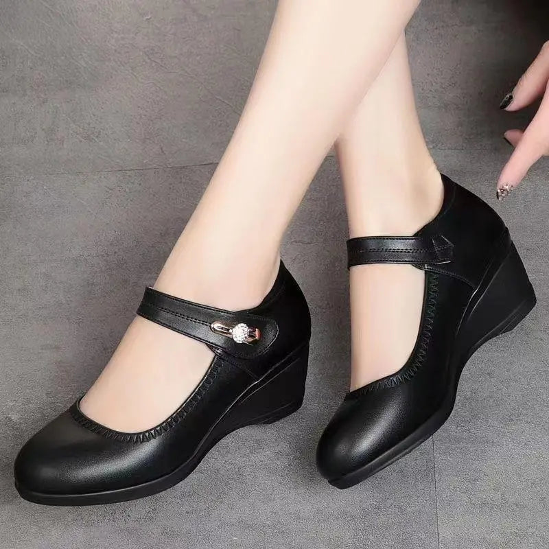 Escarpins Femme Élégants à Talons Mi-Hauts 5