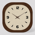 Horloge Murale en Bois Style Vintage Accessoires Déco