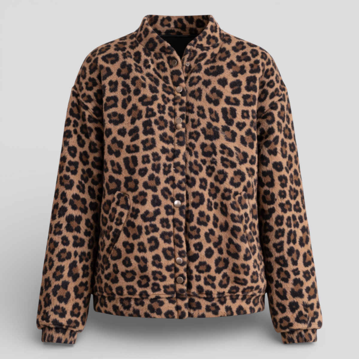 Vestes pour femmes : Veste Femme Tendance Léopard Confortable dans Léopard de Marche Lino
