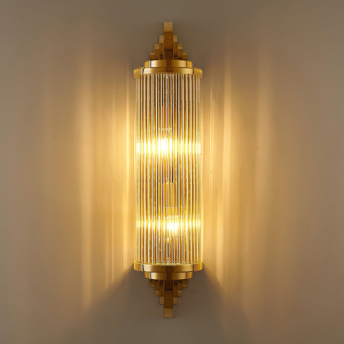 Wandlampe : Applique Murale Gatsby - Élégance Art Déco en Or dans de Roselva