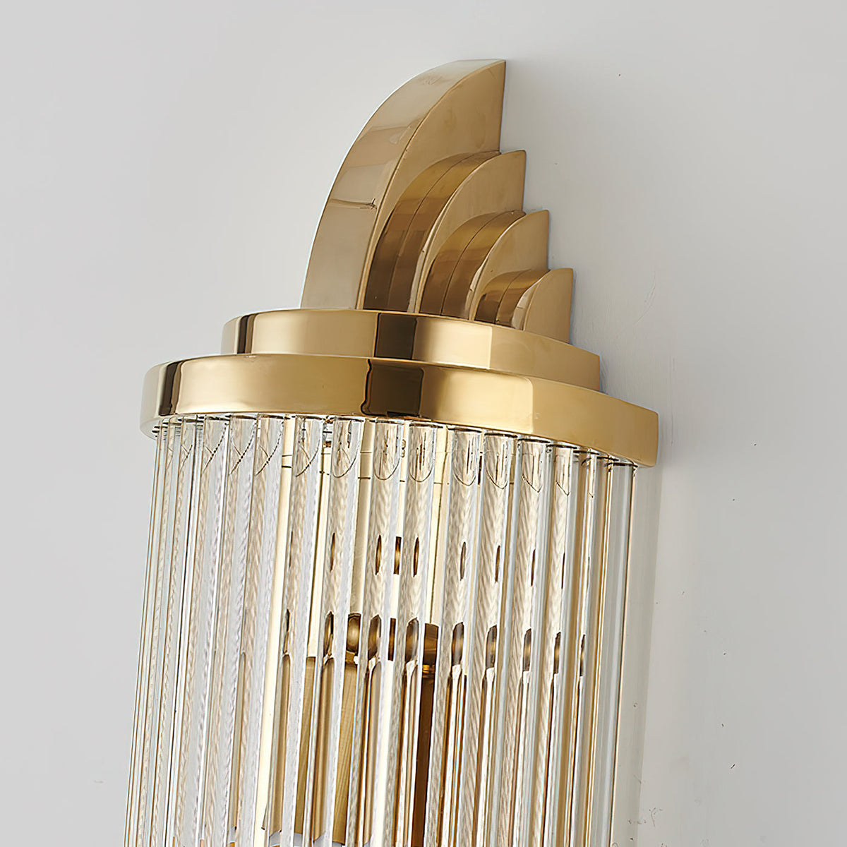 Wandlampe : Applique Murale Gatsby - Élégance Art Déco en Or dans de Roselva