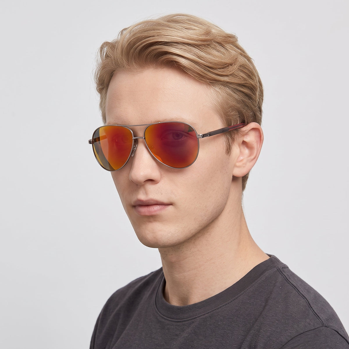 ELLA : Lunettes solaires homme - Polarisées, monture alu, style rétro dans de Jeecey.nl