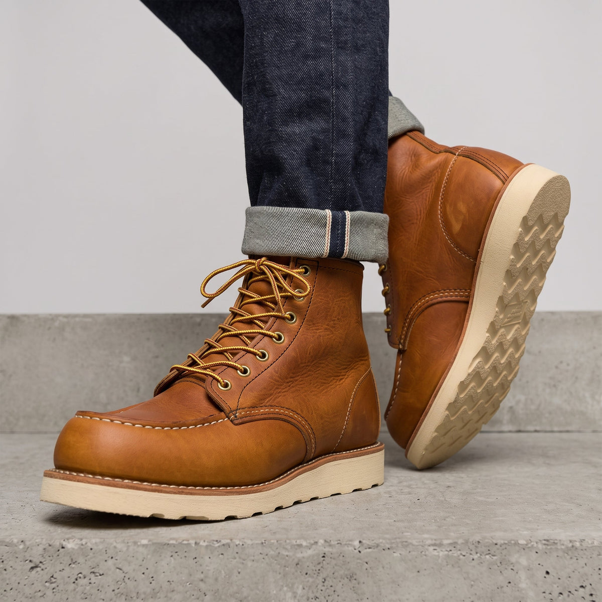 AS - Mens - Boots : Bottes lacées homme style vintage, confort robuste dans de KleefMode