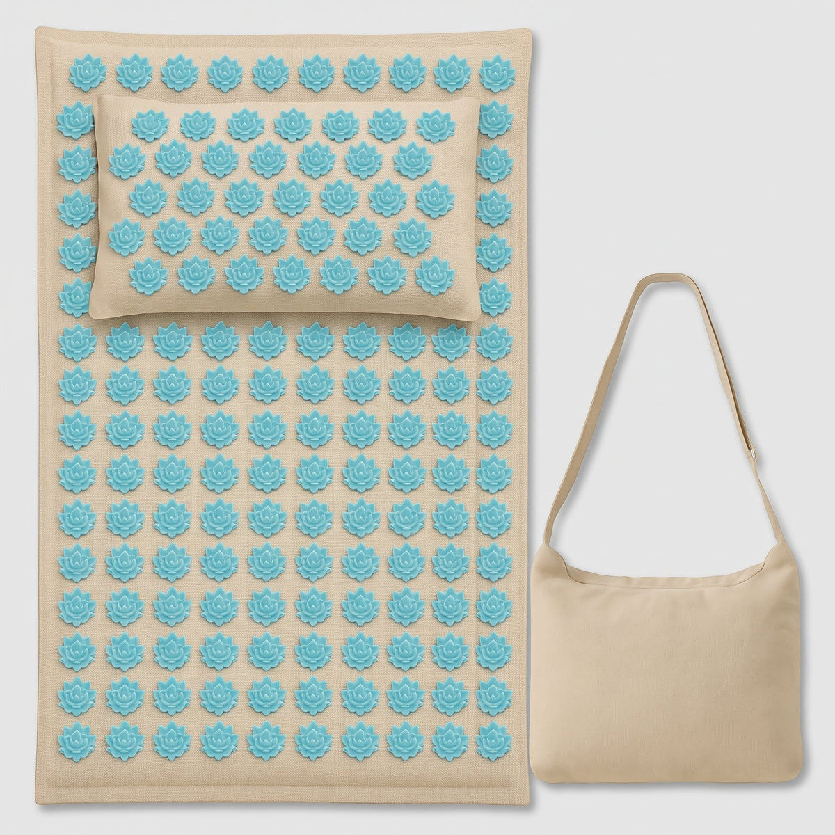 Tapis d'Acupression & Oreiller - 5500 Points de Pression