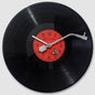 Vinylora Horloge Murale Vinyle Rétro - Mécanisme Silencieux