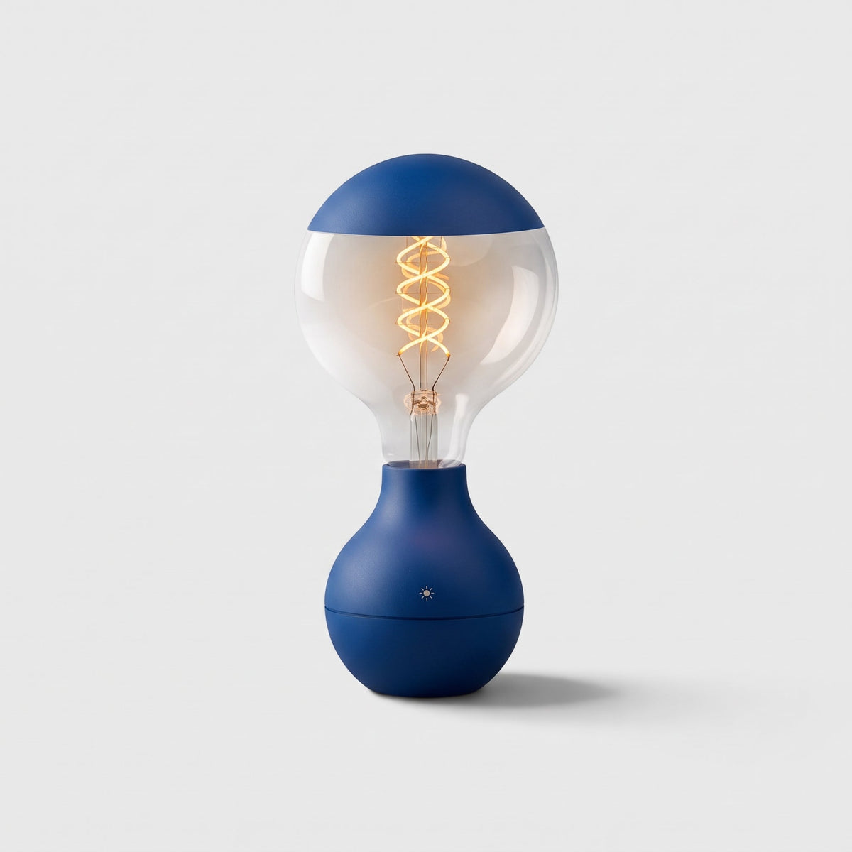 Lampe de Table Ampoule Filament Sans Fil – Éclairage d'Ambiance Rechargeable à Variateur Tactile
