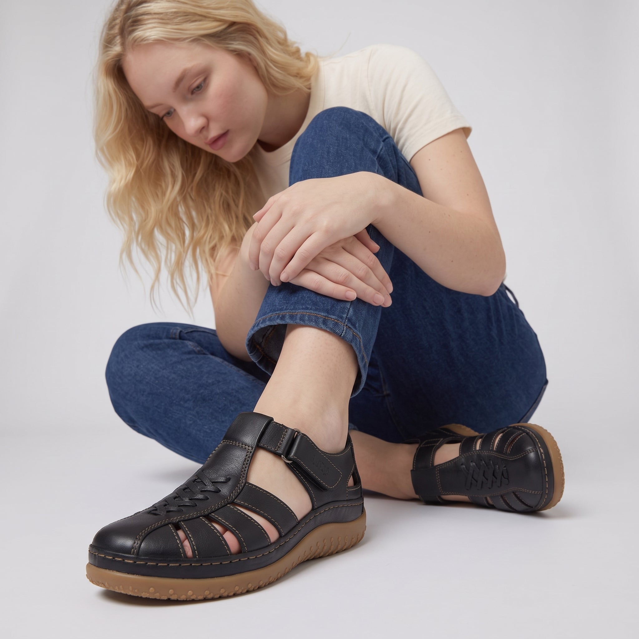 image_ai : Sandales pour Femmes - Orthopédiques, Antidérapantes & Confortables dans de Jeecey