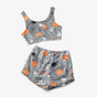 Ensemble pyjama femme Halloween - Fantômes lumineux gris