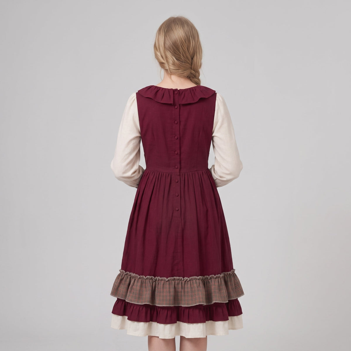 Gifts – Seasonal – Oktoberfest : Robe dirndl pour femme rouge brodée - Style traditionnel dans de Steiner-boutique