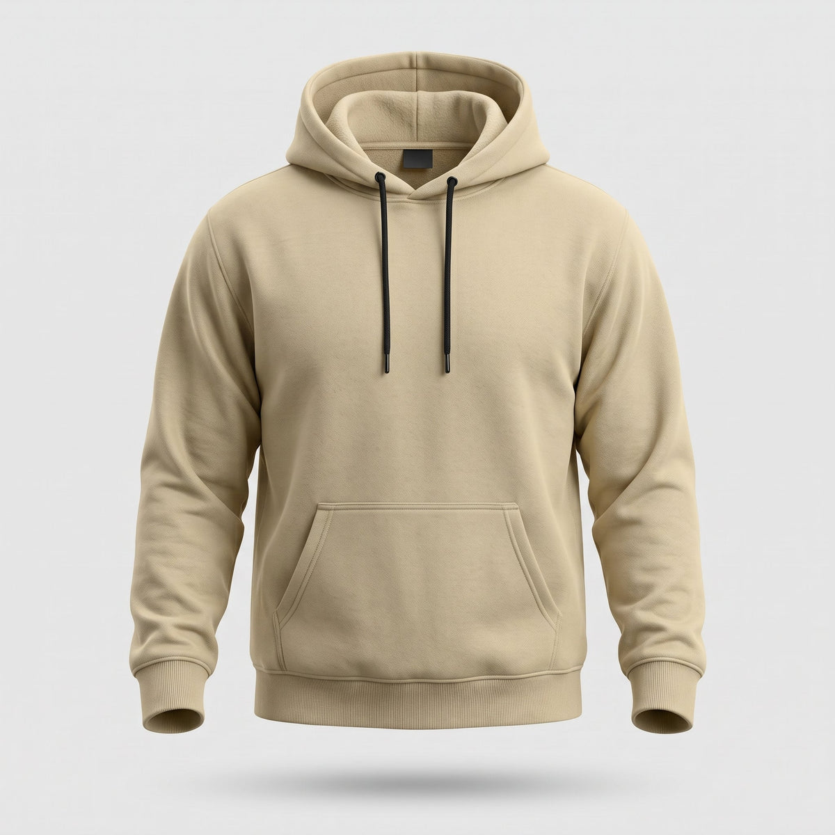 Sweat à Capuche Noir Décontracté pour Homme - Pullover Quotidien