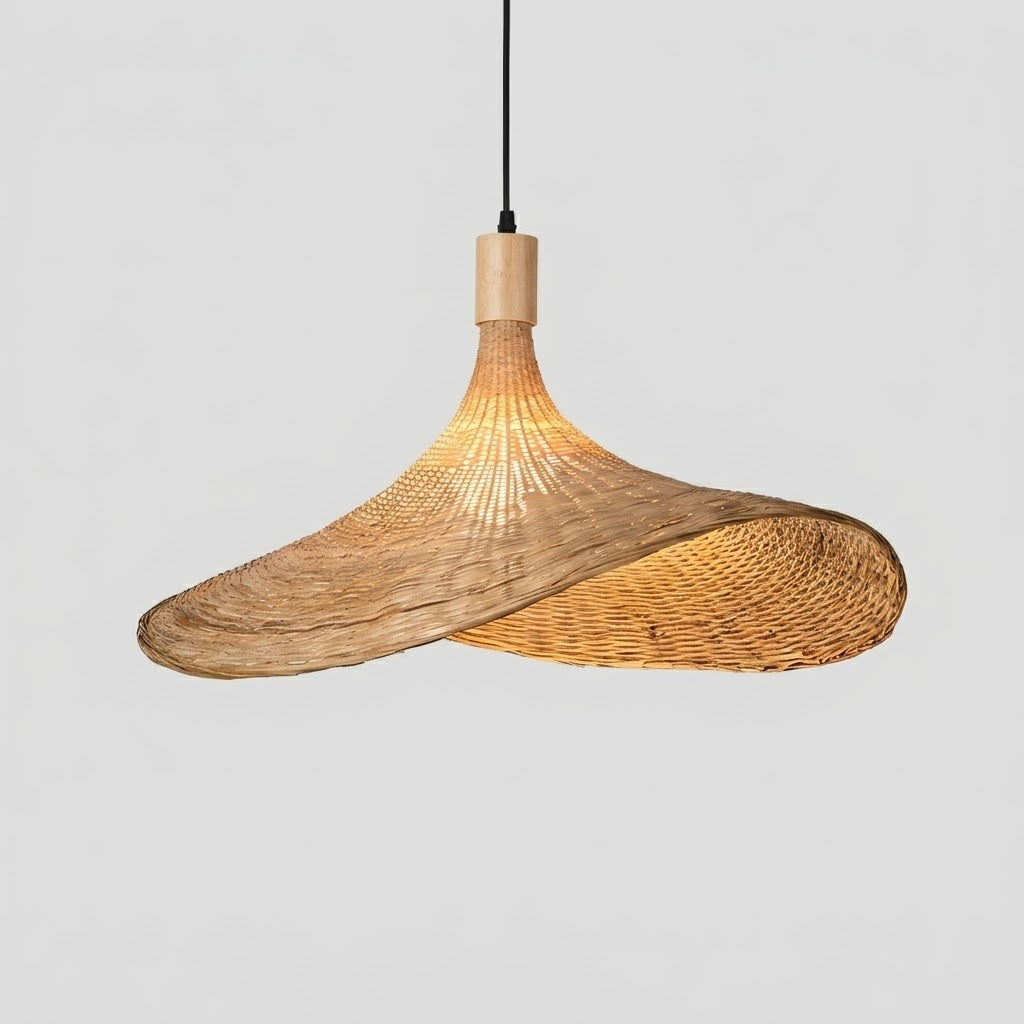 pendant light : Suspension Dôme en Rotin Tissé Main dans Diam. 30cm de Marche Lino