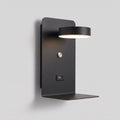 DualDelight Applique LED avec Étagère & Port USB