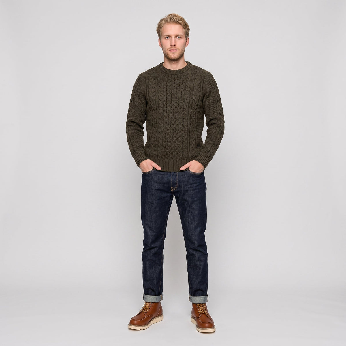 AS - Mens - Boots : Bottes lacées homme style vintage, confort robuste dans de KleefMode