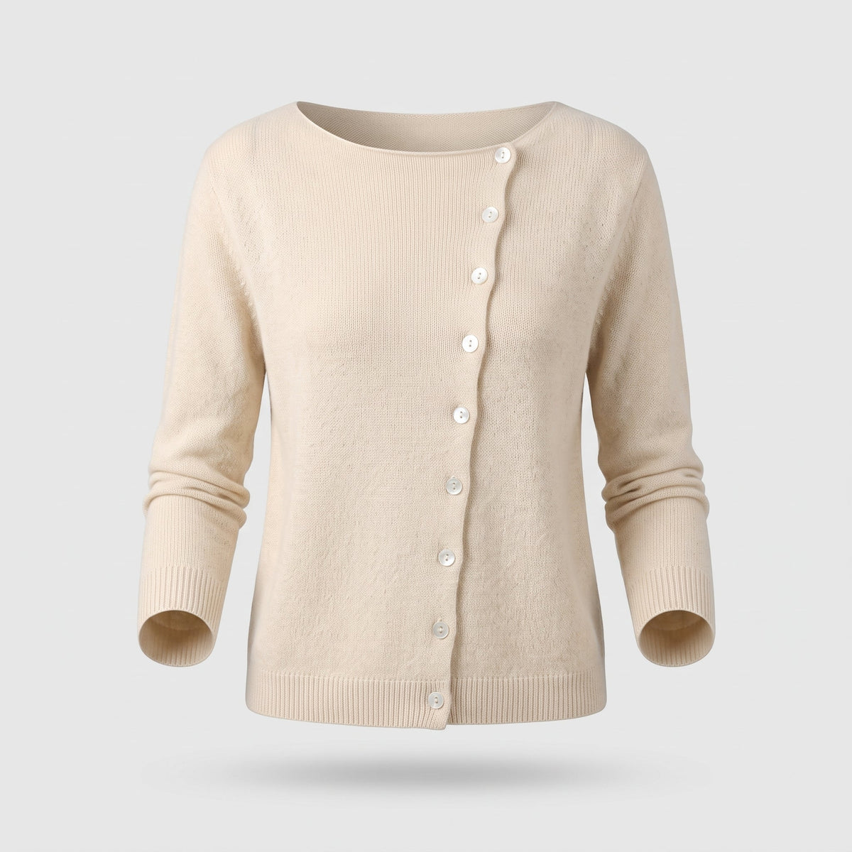 Cardigan Élégant en Laine pour Femme - Pièce de Superposition Légère