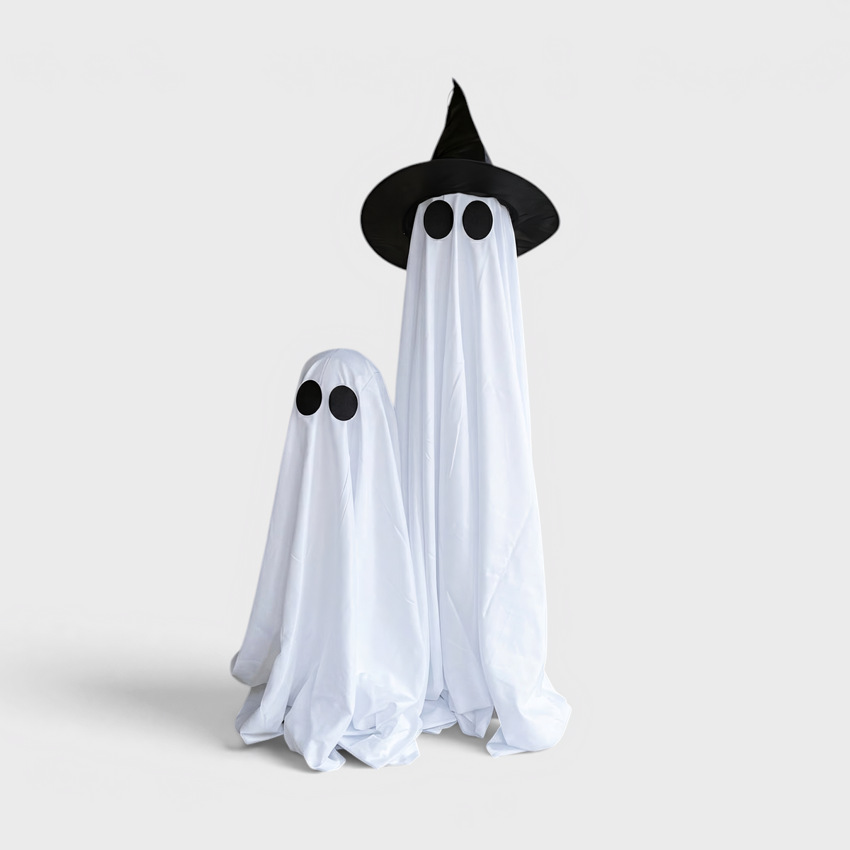 Fantôme Lumineux avec Chapeau de Sorcière - Décoration d'Halloween LED