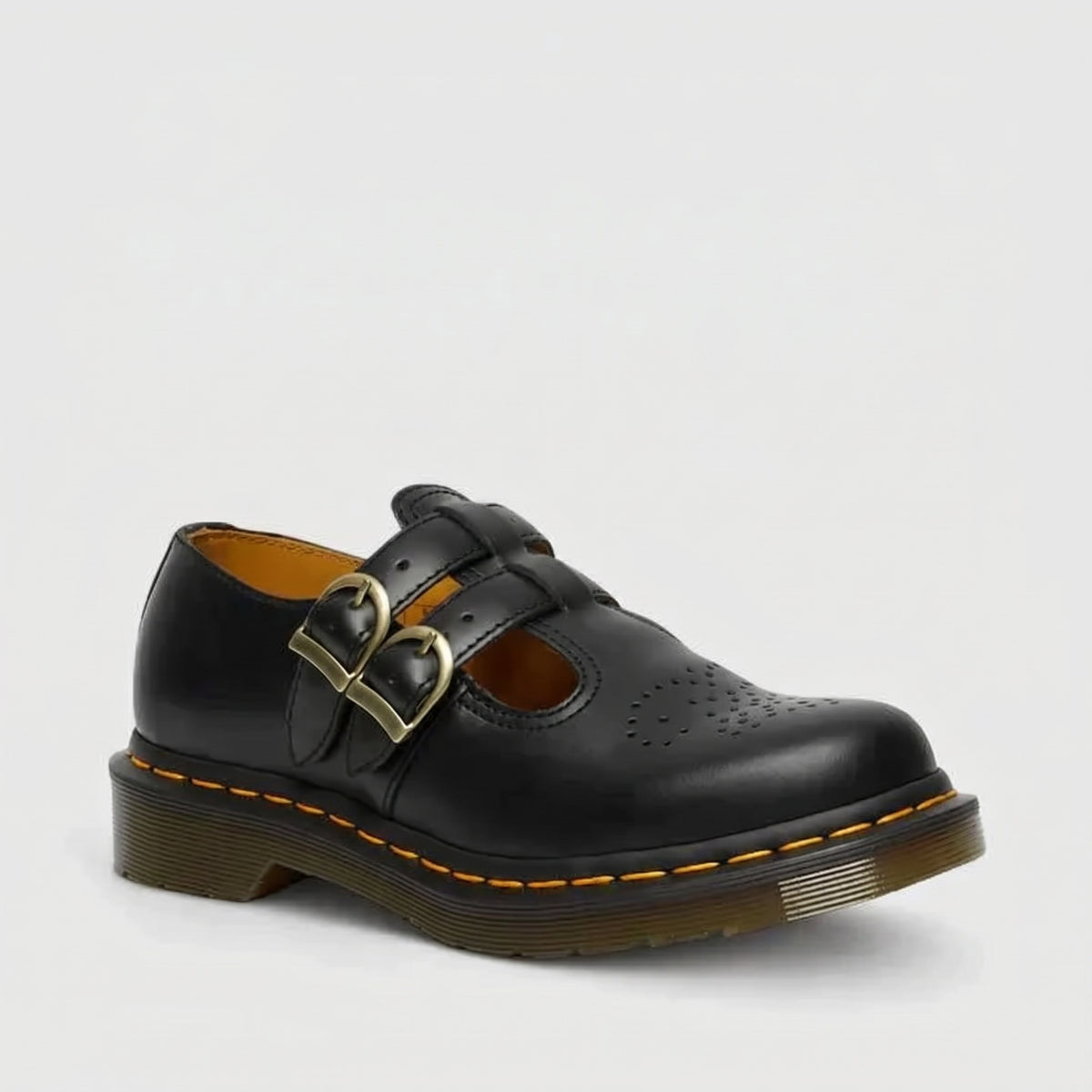 Mary Jane Shoes : Chaussures Mary Jane Uma - Cuir à Double Boucle et Semelle Confort dans de Marche Lino