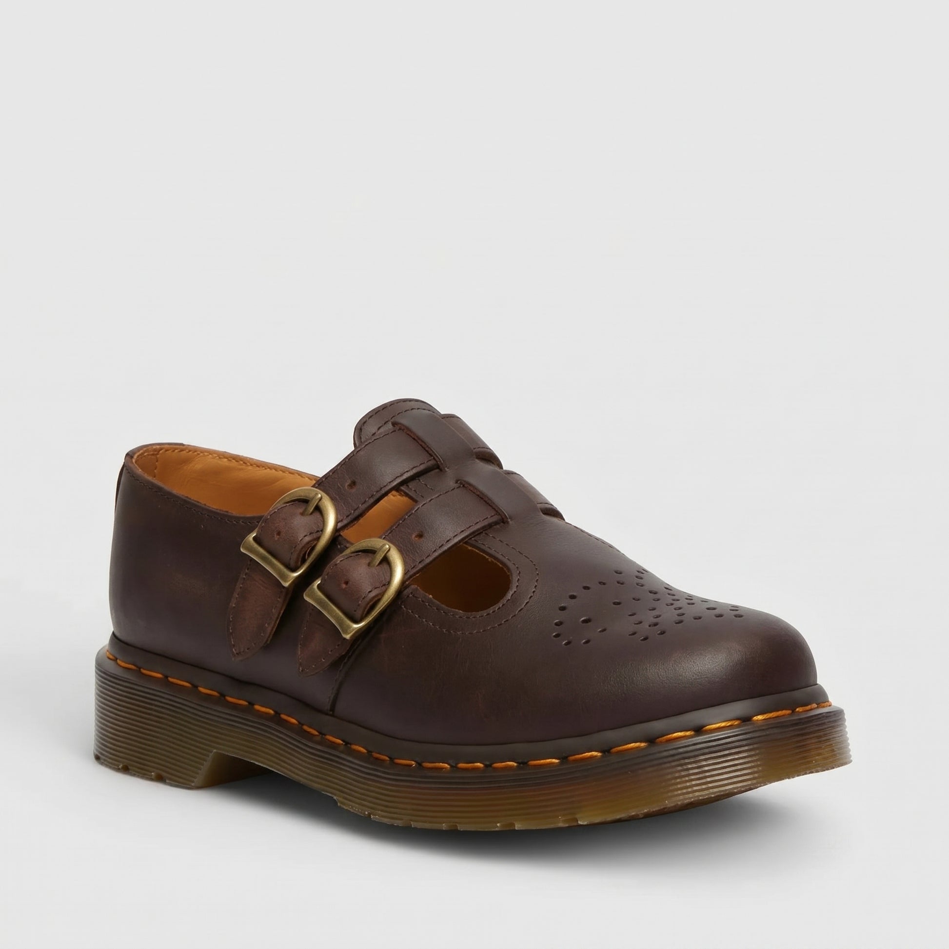 Chaussures Mary Jane Uma – Cuir à Double Boucle et Semelle Confort