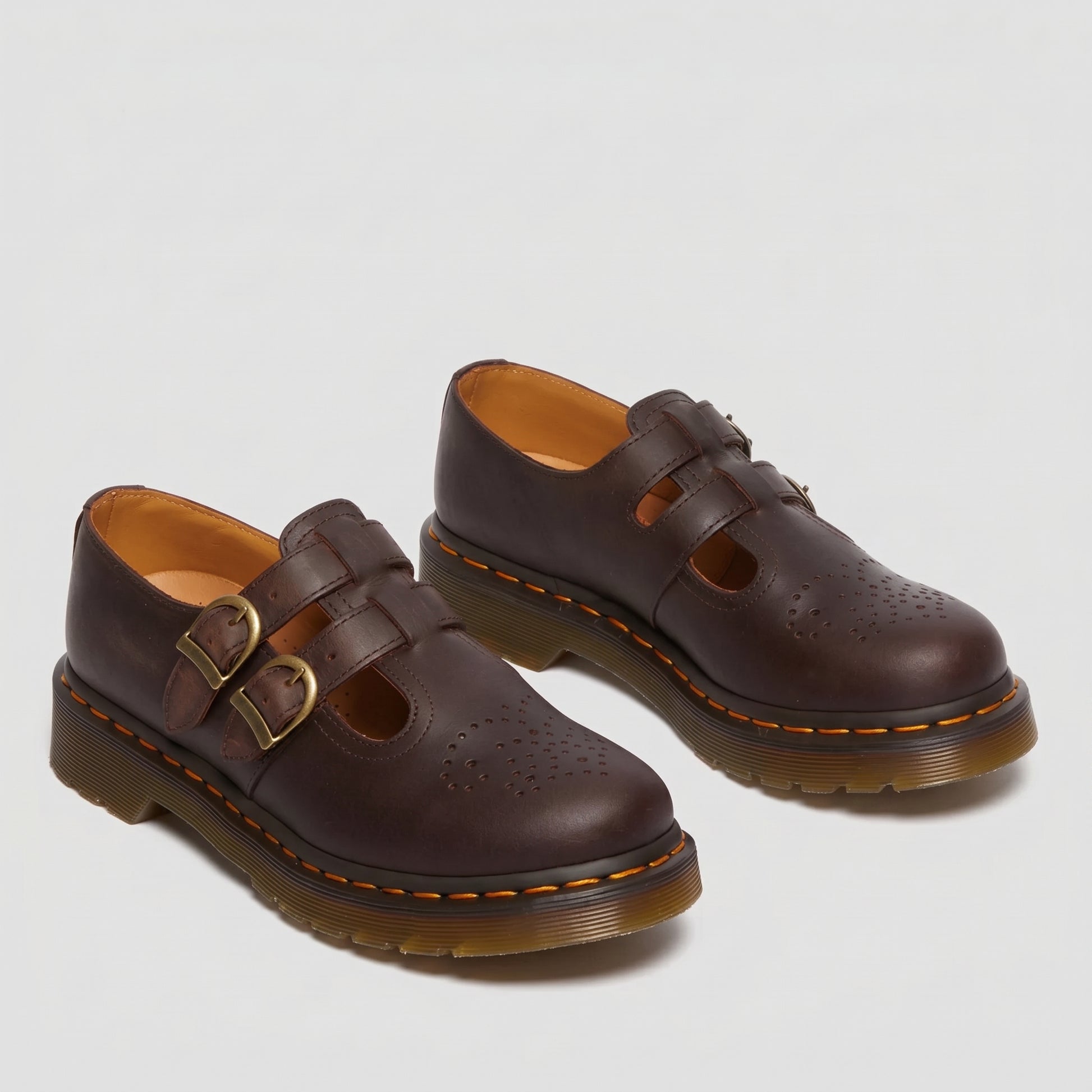 Chaussures Mary Jane Uma – Cuir à Double Boucle et Semelle Confort