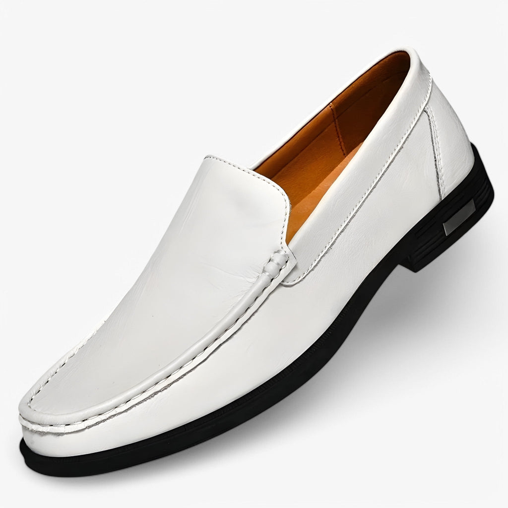 Mocassins Homme Marrons Élégants en Cuir Véritable Artisanaux Comfort Fit