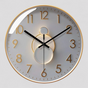 Horloge Murale Moderne Silencieuse Métal - 12 Pouces