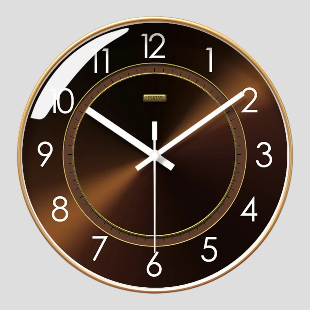 Horloge Murale Design en Verre
