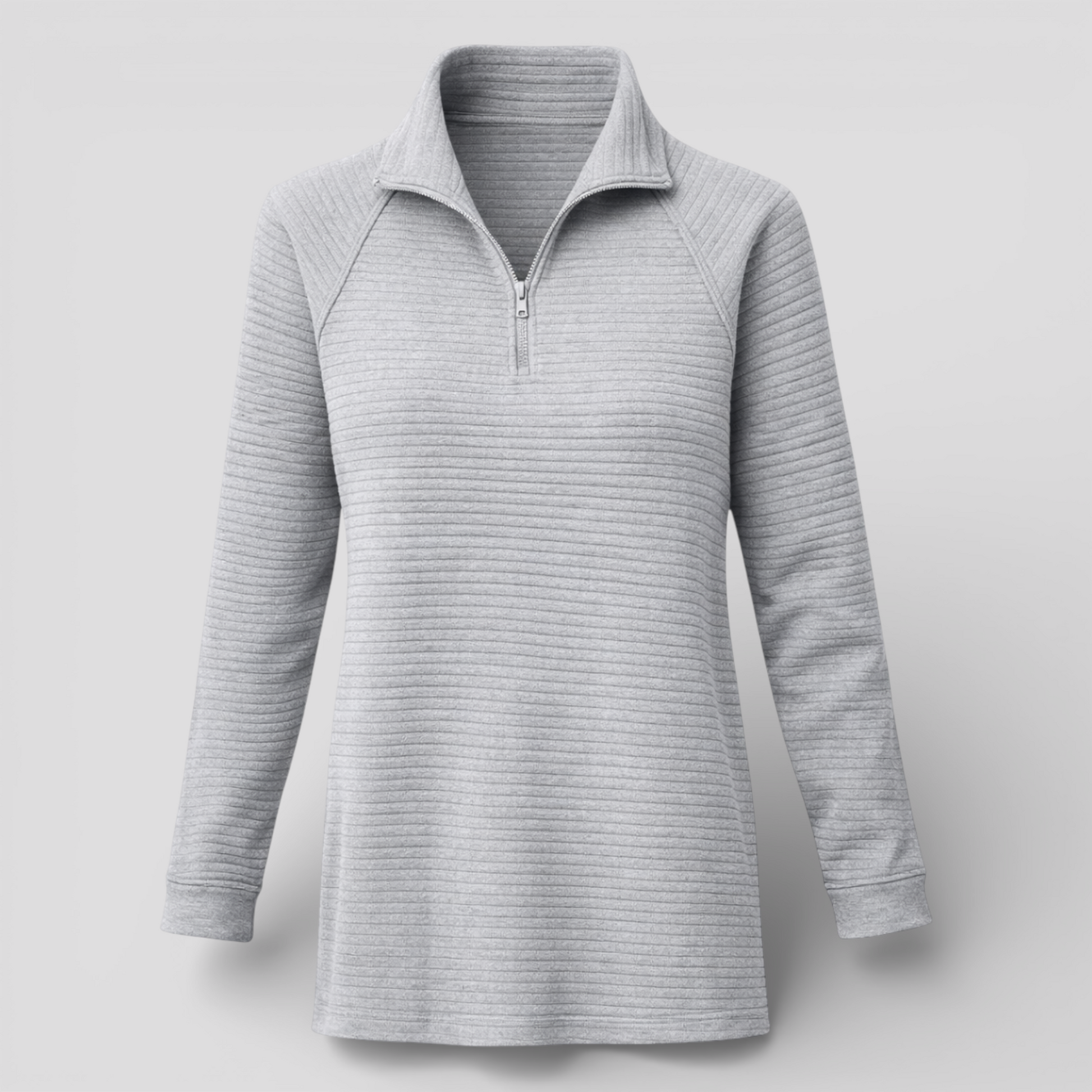 Pull Femme Col V Confortable Denim Ajustement Agréable