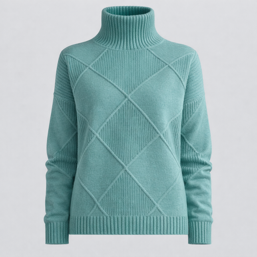 Pulls pour femmes : Pull Femme Col Roulé Confortable Garde-Robe Féminine dans de Marche Lino