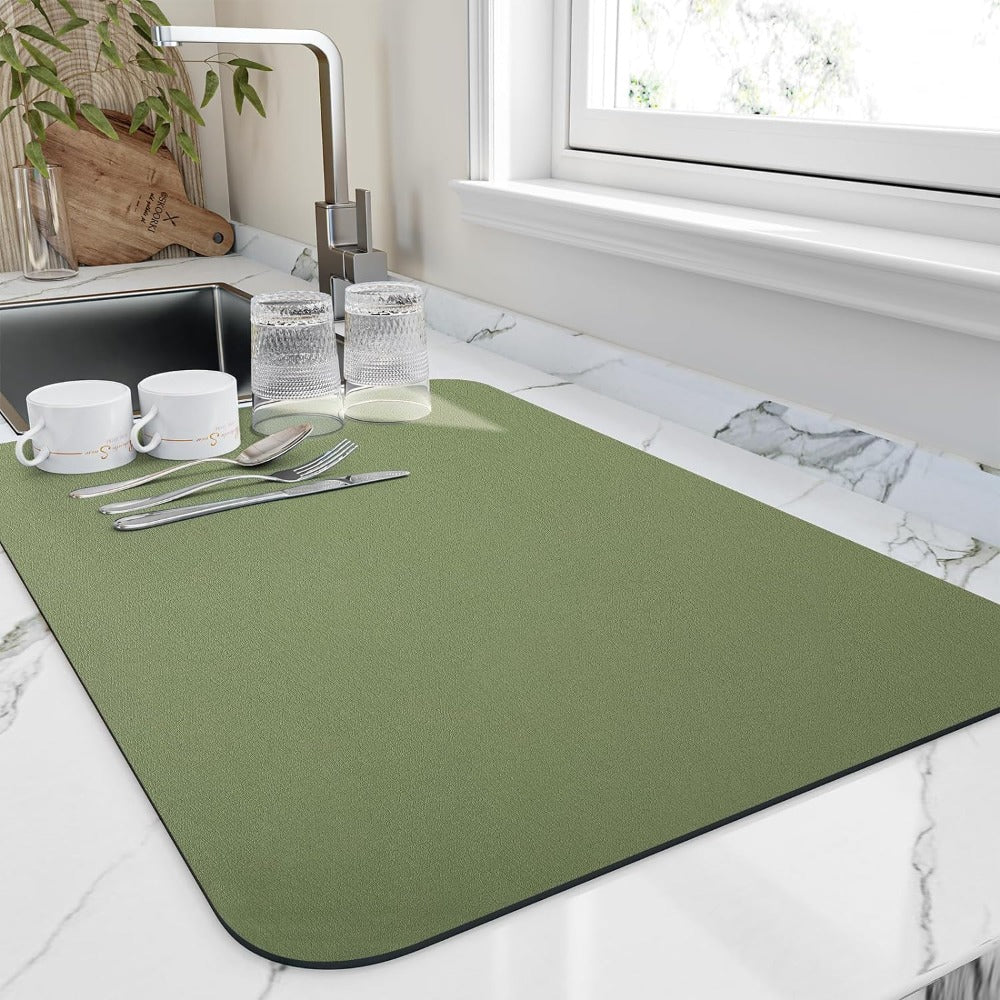 Kitchen Mats : Tapis d'Égouttoir de Cuisine à Séchage Rapide | Très Absorbant dans de Casa & Beyond