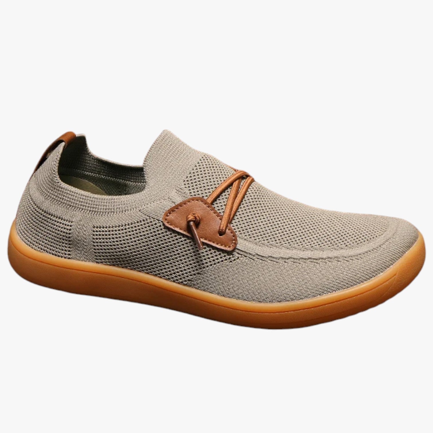 Shoes : Sneakers Respirantes pour Homme à bout large pour le confort en extérieur dans Marron de Marche Lino