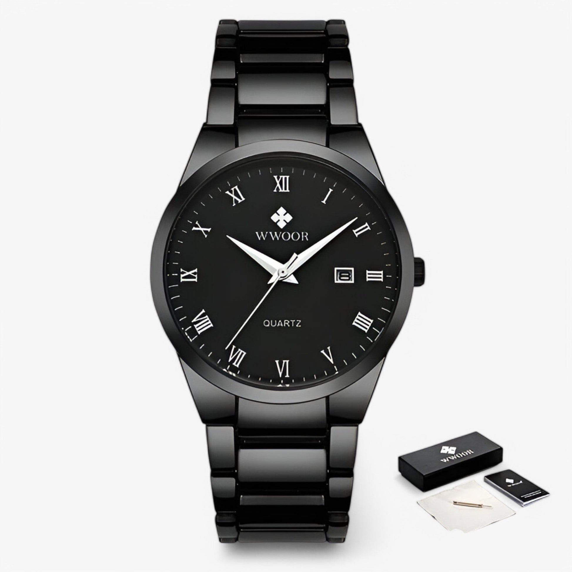 Elegantní pánské hodinky s ocelovým quartzovým strojkem
