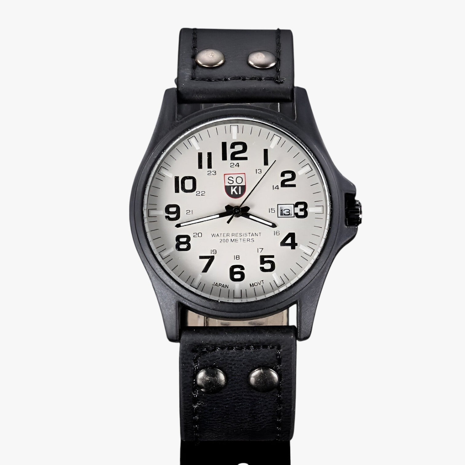 watches : Claudio | Eleganza au quotidien - Montre pour homme avec date et style sportif dans de Concept Odense