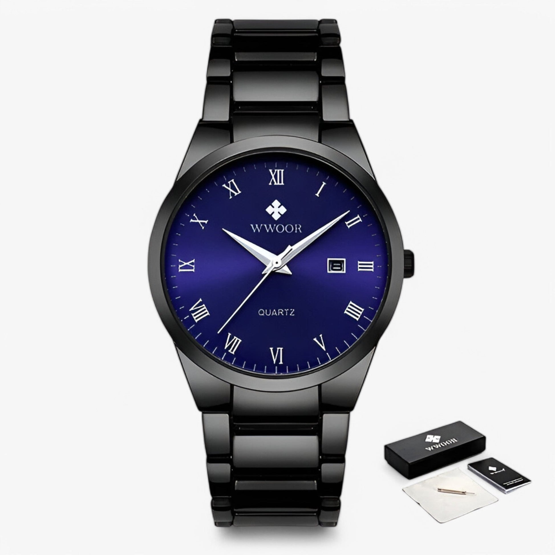 Elegantní pánské hodinky s ocelovým quartzovým strojkem