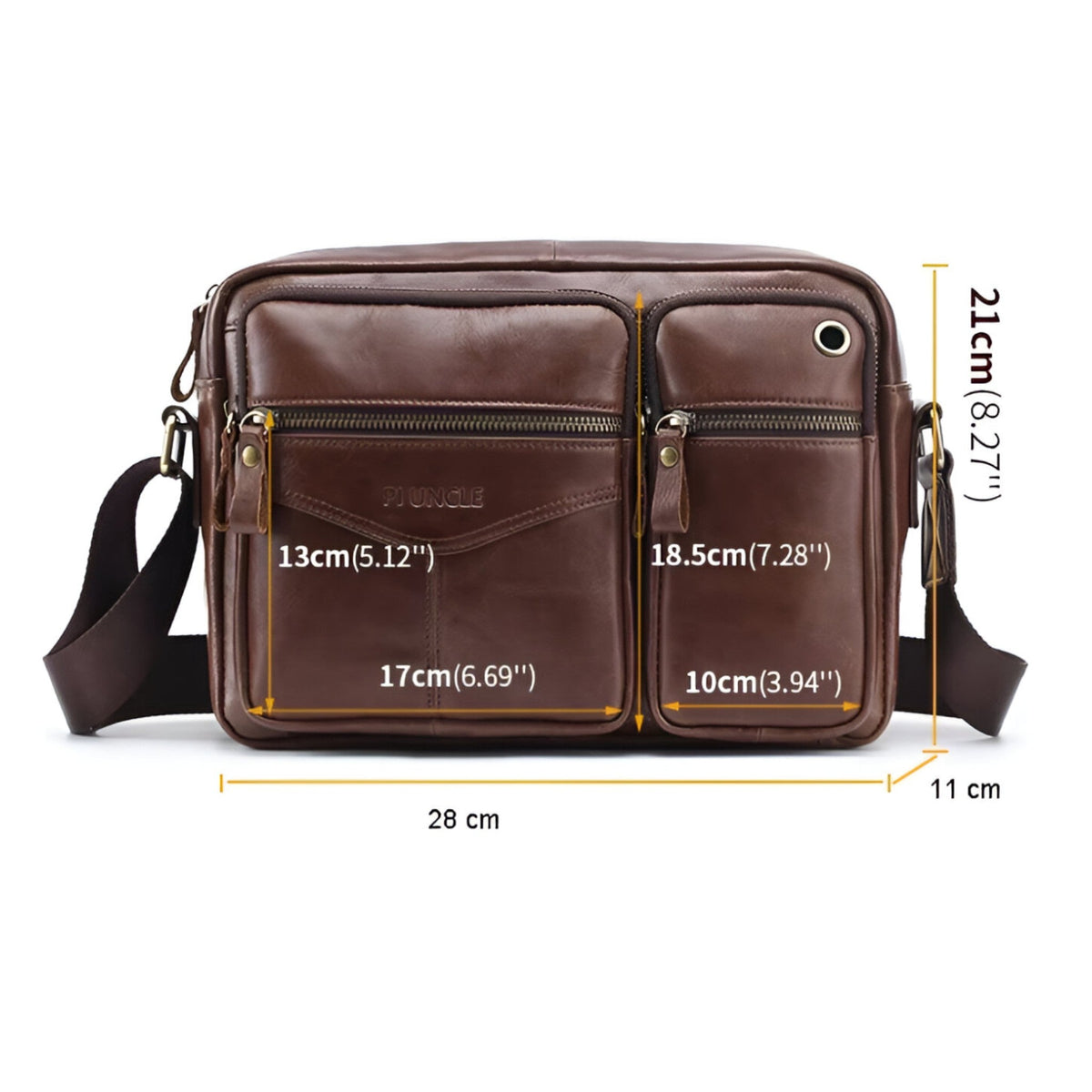 Bags : Sac du Quotidien Homme en Cuir Premium Raffiné dans de Roselva
