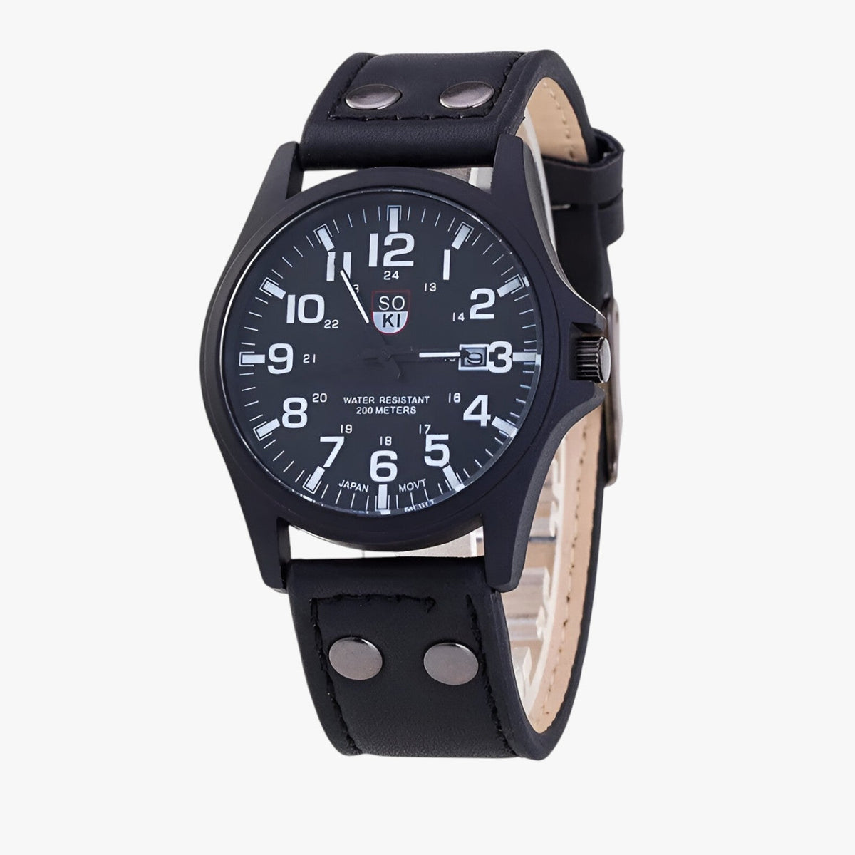 watches : Claudio | Eleganza au quotidien - Montre pour homme avec date et style sportif dans de Concept Odense