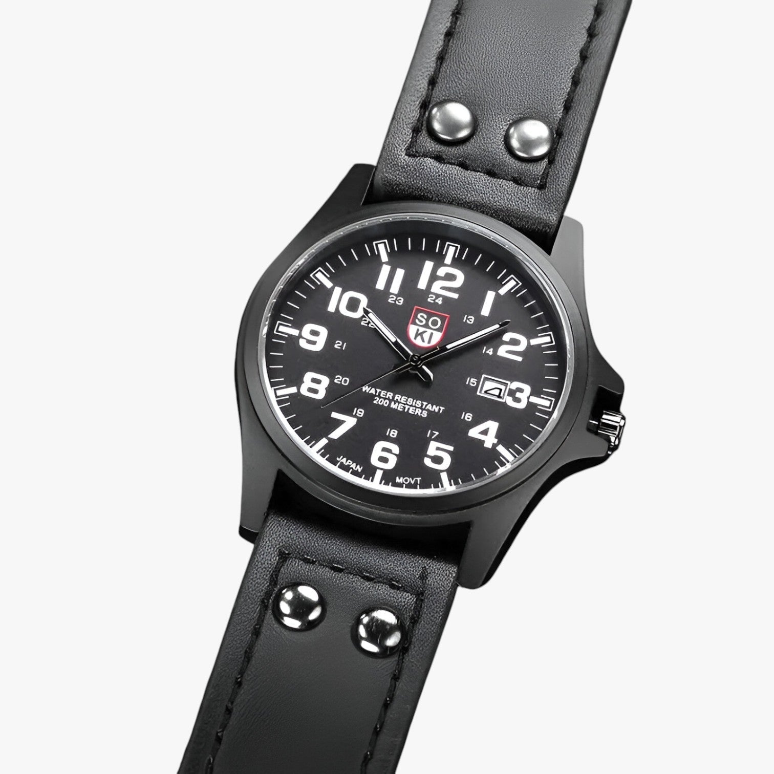 watches : Claudio | Eleganza au quotidien - Montre pour homme avec date et style sportif dans de Concept Odense