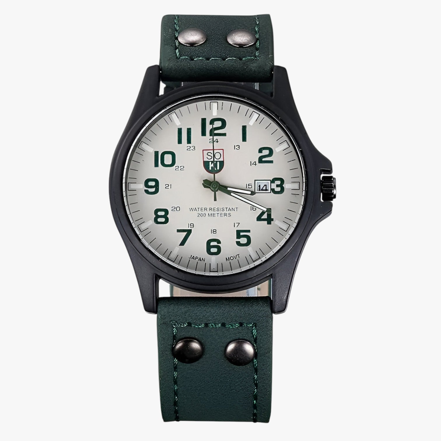 watches : Claudio | Eleganza au quotidien - Montre pour homme avec date et style sportif dans de Concept Odense