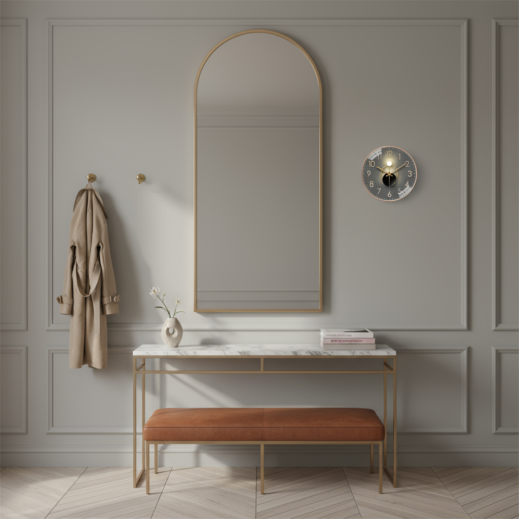 Horloge Murale Silencieuse au Design Minimaliste Quartz
