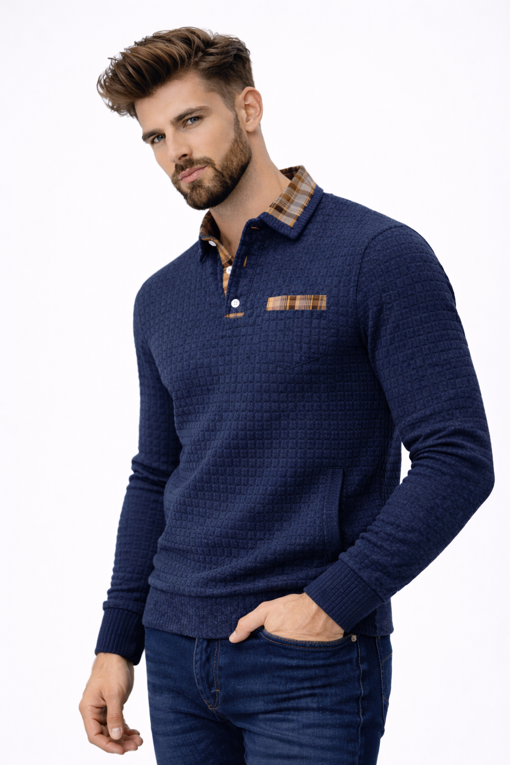Polo Homme Coton Décontracté pour l'Été - Respirant & Confortable