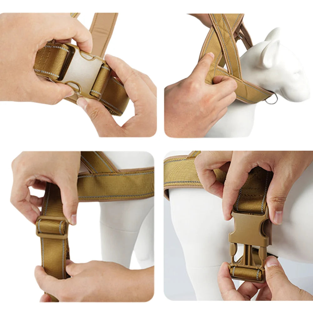 Harnais Pour Chien Réglable Tactique Grand 5