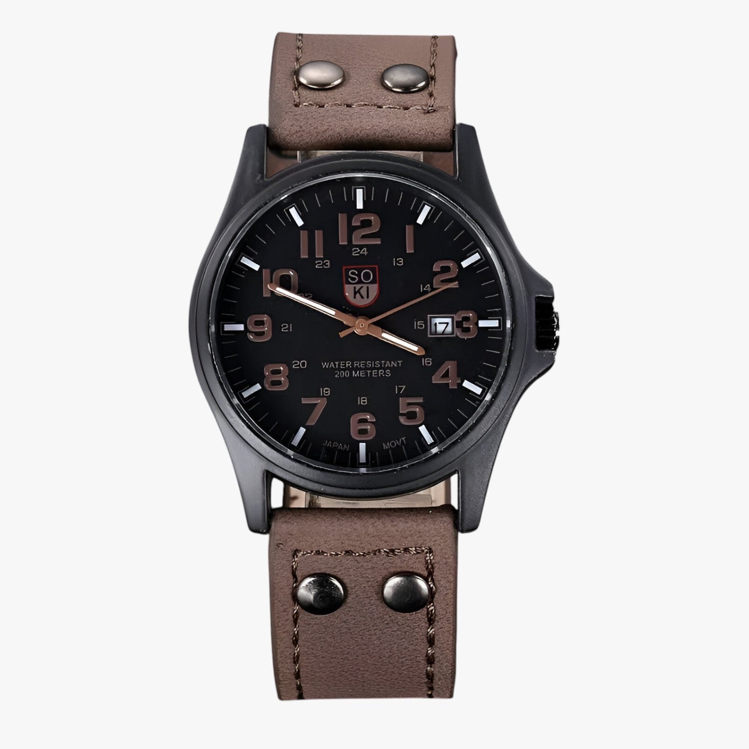 watches : Claudio | Eleganza au quotidien - Montre pour homme avec date et style sportif dans de Concept Odense