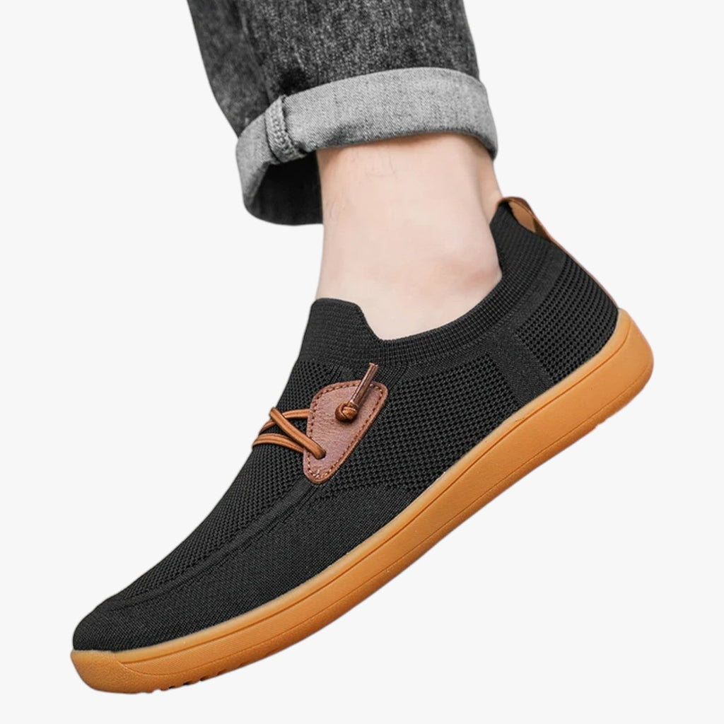 Shoes : Sneakers Respirantes pour Homme à bout large pour le confort en extérieur dans de Marche Lino