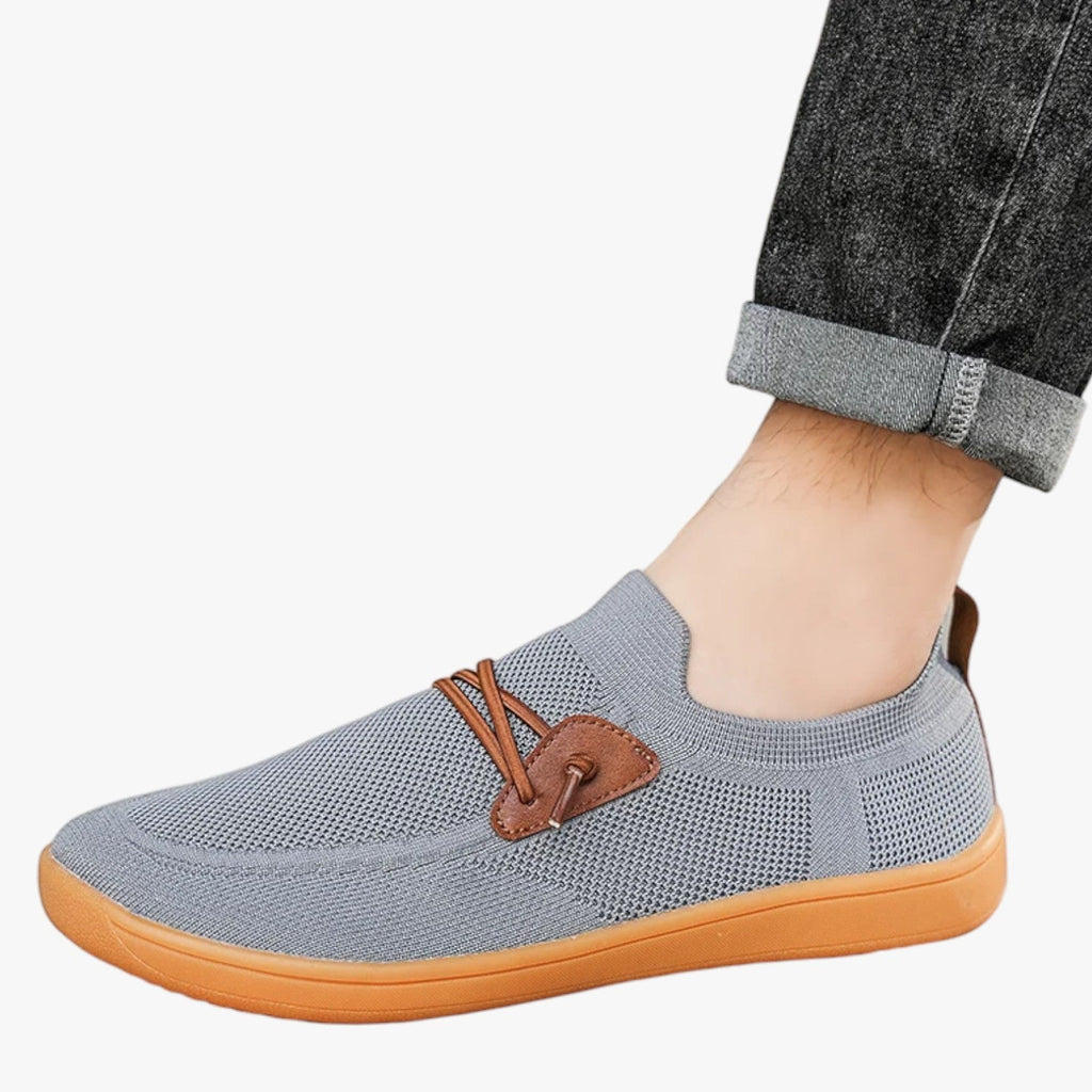 Shoes : Sneakers Respirantes pour Homme à bout large pour le confort en extérieur dans de Marche Lino