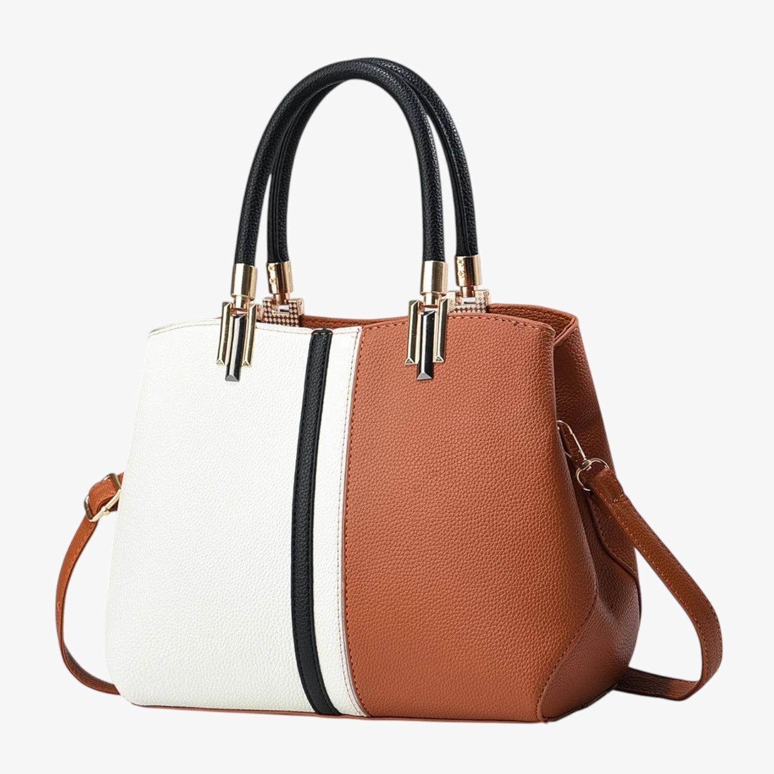 Melissa | Stile e praticità - Borsa a tracolla impermeabile da donna - €25 : Style et praticité - Sac à bandoulière imperméable pour femme dans Jaune terreux de Marche Lino