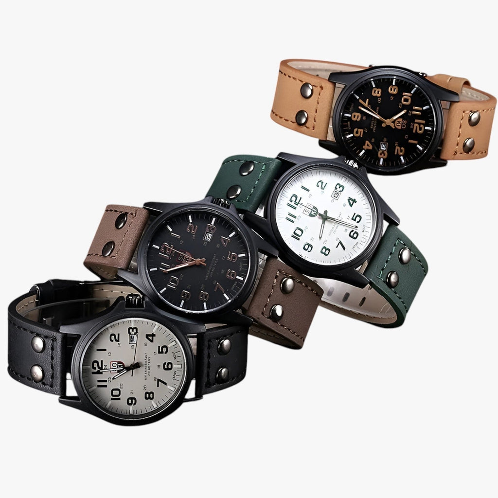 Claudio | Eleganza hverdag – Herreur med dato og sportslig stil - - watches - {{ product_tags }